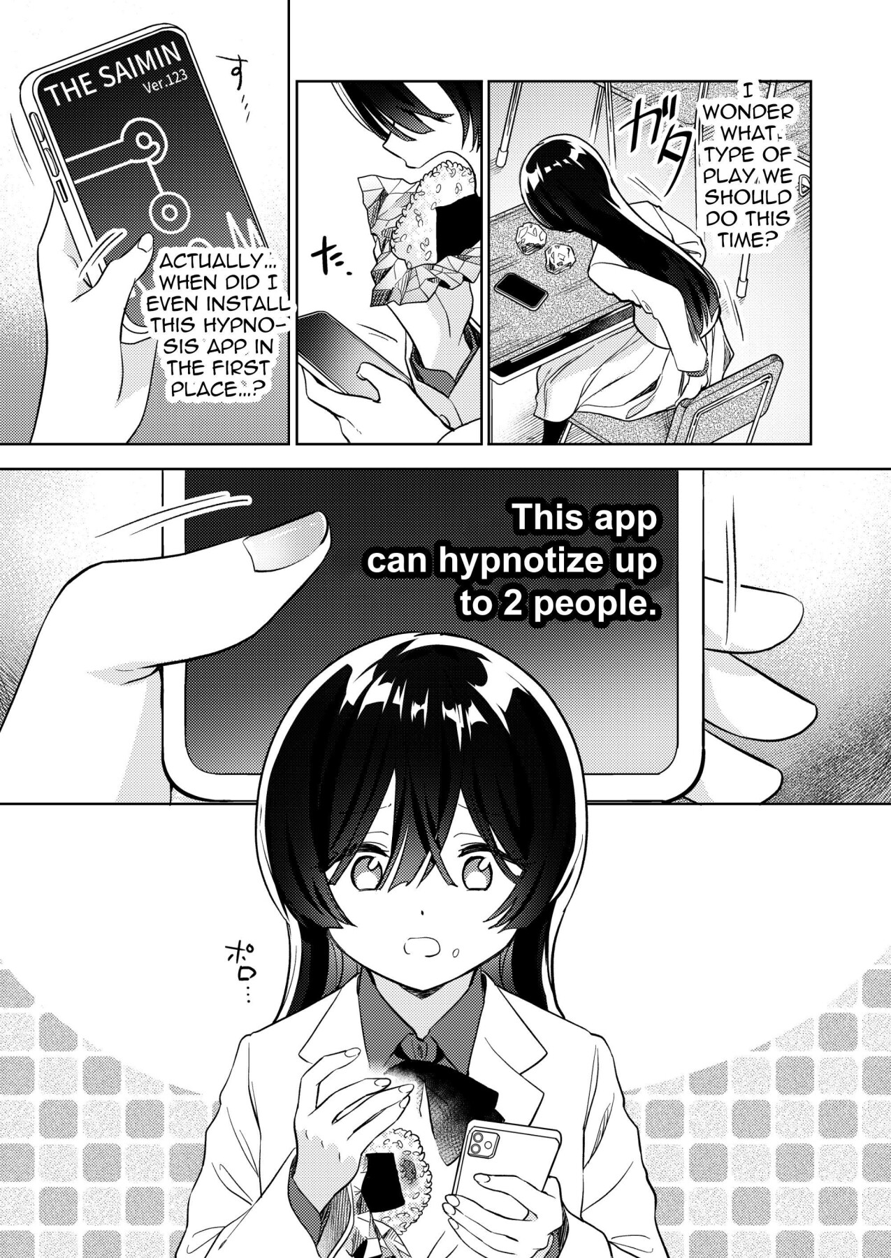 Hentai Manga Comic-A Sexy Yuri Hypnosis App-Read-24